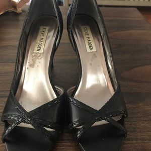 {Steve Madden} black size 8 pumps VGUC